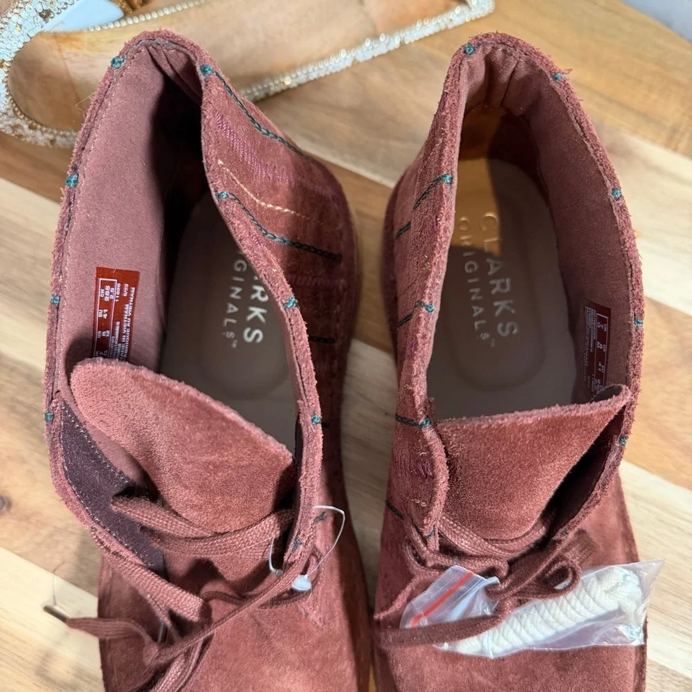 Clarks Original Desert Boot Chukka Cabincore Academia Folkcore Sz 8M Rust Brown